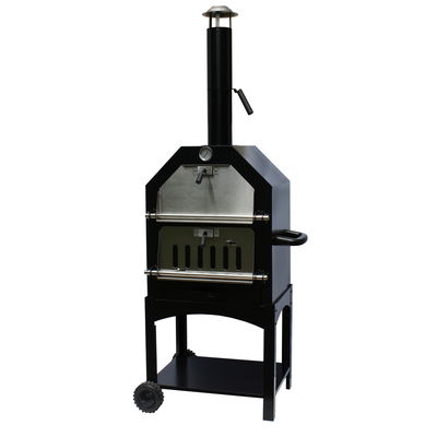 Buschbeck Pizzaofen 'Italia', schwarz, Stahl, ca. 37 x 50 x H160 cm Buschbeck Pizzaofen 'Italia', schwarz, Stahl, ca. 37 x 50 x H160 cm