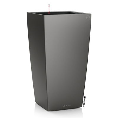Lechuza 'Cubico Premium 30', anthrazit, ca. 30 x 30 x H 56 cm