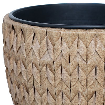 Pflanzkorb 'Pune', natur, ca. Ø 43 x H 44 cm
