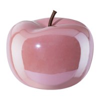 Dekoapfel PEARL, Keramik, pink, 22 x 18 cm