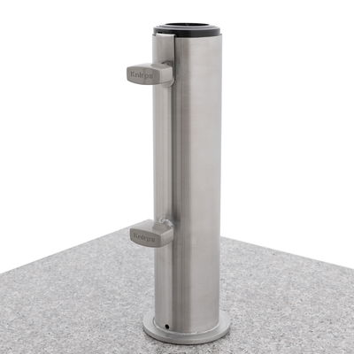 Granitsockel, hell, ca. 7 x 55 x 55 cm, ca. 40 kg