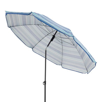 Doppler Beach-Sonnenschirm 'Como', blauweiß, Ø ca. 160 cm Doppler Beach-Sonnenschirm 'Como', blauweiß, Ø ca. 160 cm