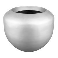 Vazo Übertopf 'Mia', silber, ca. Ø 67 x H 56 cm Vazo Übertopf 'Mia', silber, ca. Ø 67 x H 56 cm