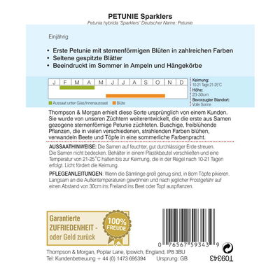 Petunie (Solanales) Sparklers / einjährig 