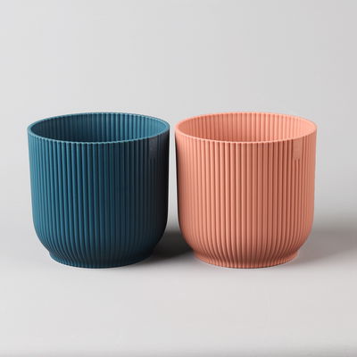 Elho Übertopf 'Vibes', tiefes blau & zartrosa, ca. Ø 14 x H 13cm, 2er-Set