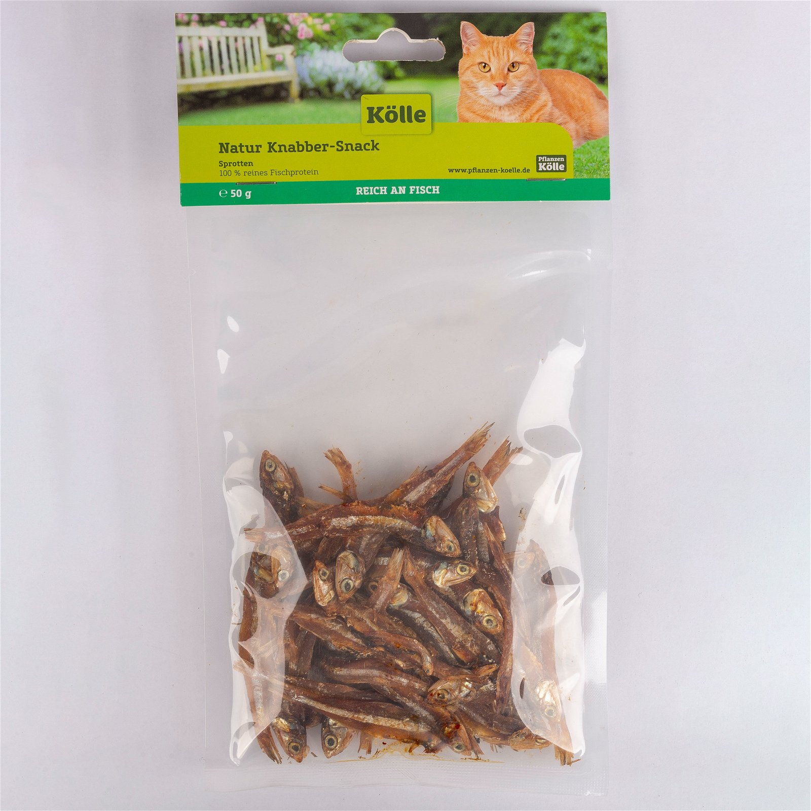 Natur Knabber-Snack für Katzen, Fische, 50 g