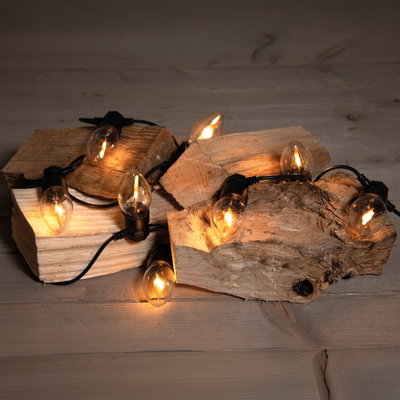 LED Lichterkette Flammeneffekt, 10 LEDs, Länge ca. 10 Meter