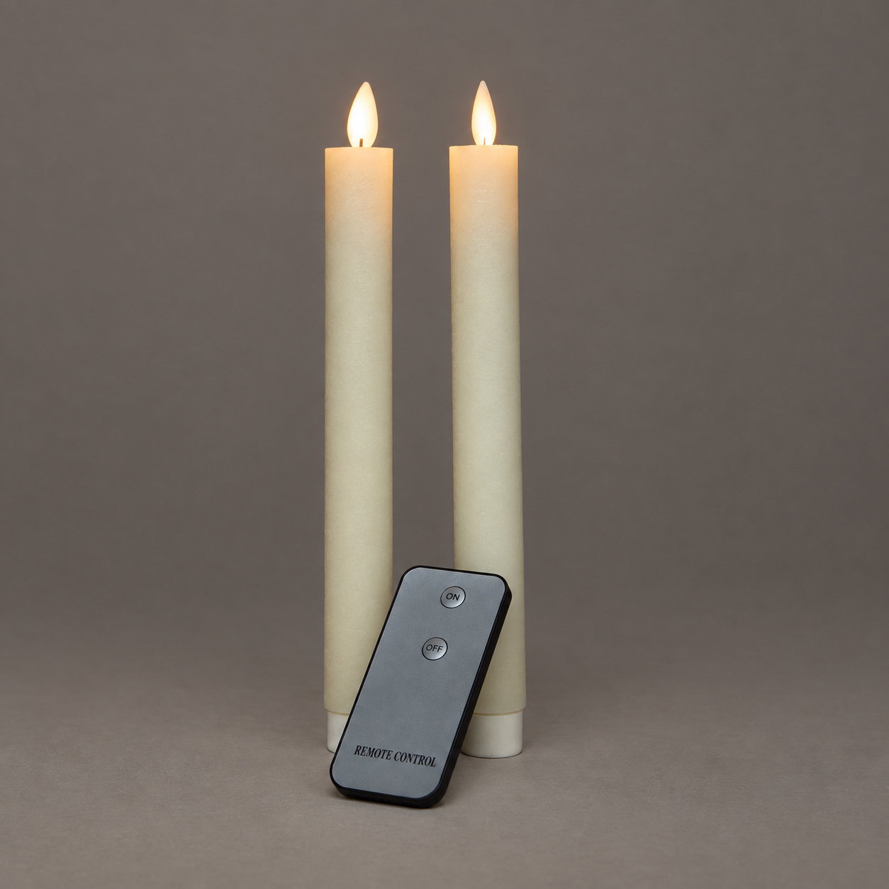 LED Echtwachskerzen 'Magic Flame', elfenbein, 2 Kerzen inkl. Fernbedienung LED Echtwachskerzen 'Magic Flame', elfenbein, 2 Kerzen inkl. Fernbedienung