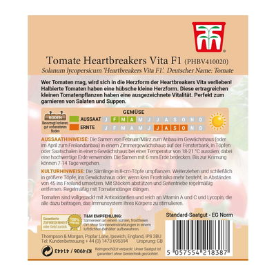 Gemüsesamen, Tomate 'Heartbreakers Vita'