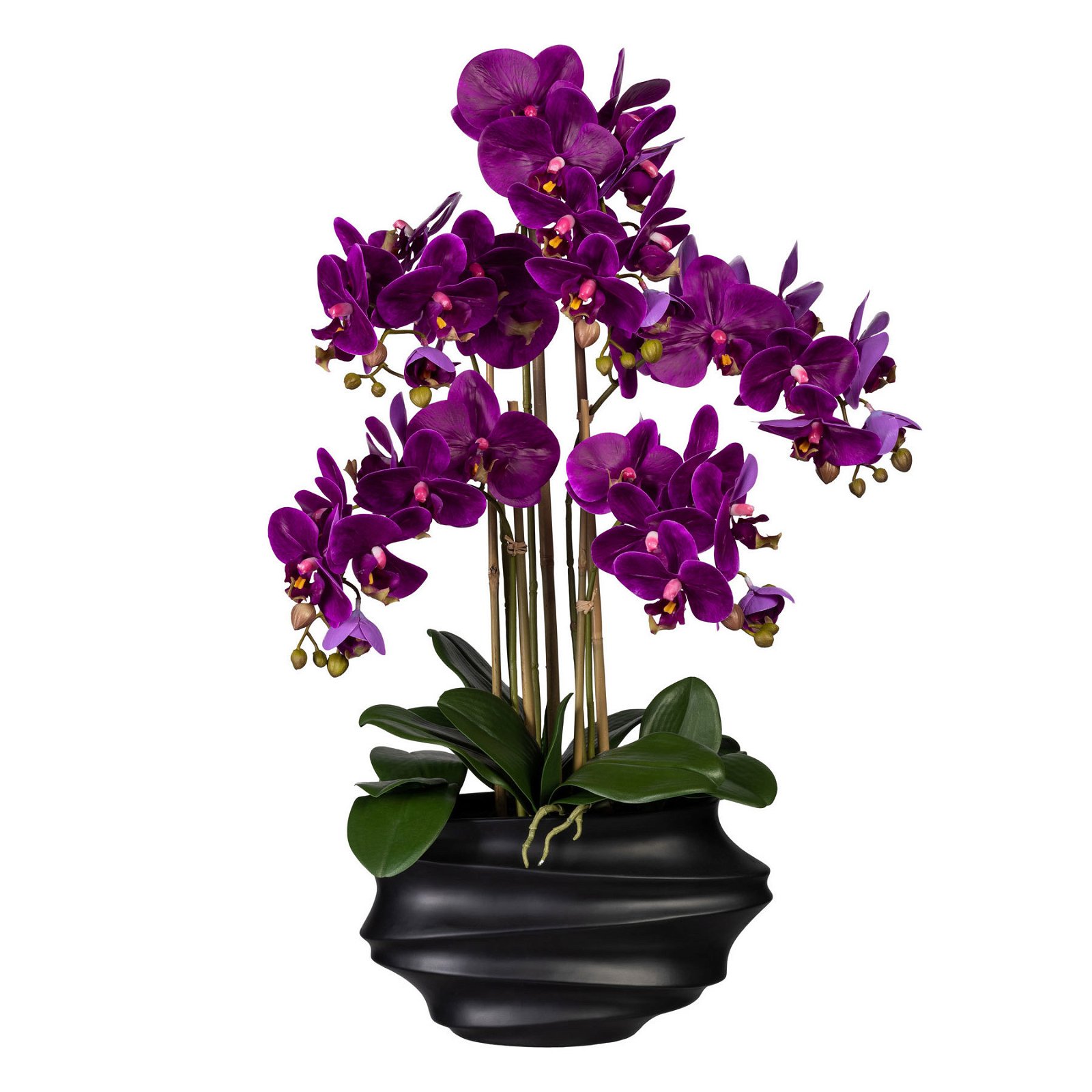 Künstliche Orchidee Phalaenopsis kaufen Pflanzen-Kölle 5 Rispen | in & lila