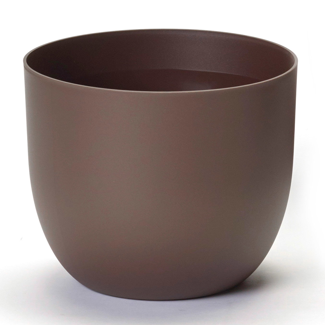 Euro 3 Plast Pflanzkübel 'Rio', rost, ca. Ø 34 x H 28 cm