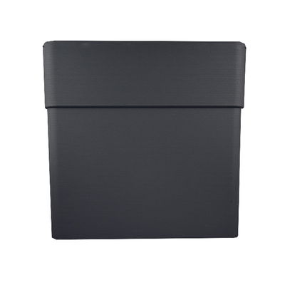 Eda Pflanzgefäß 'Carel', anthrazit, ca. 40 x 40 x H 40 cm