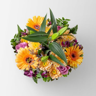 Blumenstrauß 'Marseille', handgebunden