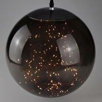 LED-Kugel, warmweiß, 140 LEDs, rauch, ca. Ø 30 cm