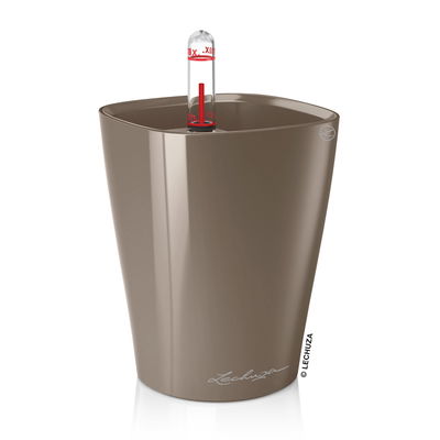 Lechuza 'Mini-Deltini', taupe, ca. 10 x 10 x H 13 cm