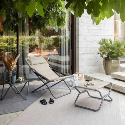 Liegestuhl 'Transabed', moka Liegestuhl 'Transabed', moka