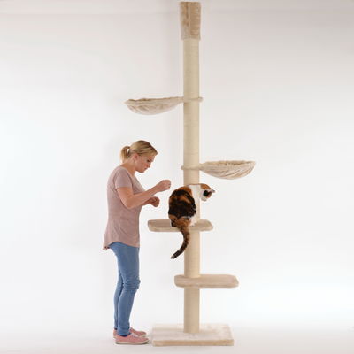 Silvio Design XXL Katzenbaum 'Tamis', beige Silvio Design XXL Katzenbaum 'Tamis', beige