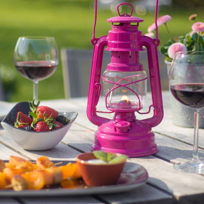 Sturmlaterne 'Baby Special 267', magenta, 26,5 x 13,5 x 15 cm Sturmlaterne 'Baby Special 267', magenta, 26,5 x 13,5 x 15 cm