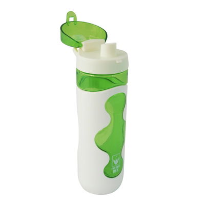 Trinkflasche 'Fresh', grün-weiß, 720 ml