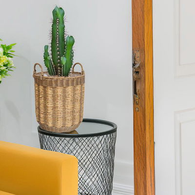 Pflanzkorb 'Ninh', natural braun, ca. Ø 44 x H 44 cm Pflanzkorb 'Ninh', natural braun, ca. Ø 44 x H 44 cm