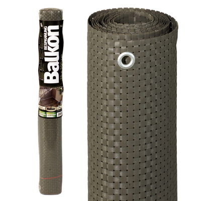 Balkonbespannung, titangrau Balkonbespannung, titangrau