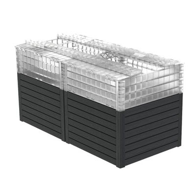 Kölle Hochbeet inkl. Klappdeckel, ca. 156 x 78 x H81 cm Kölle Hochbeet inkl. Klappdeckel, ca. 156 x 78 x H81 cm