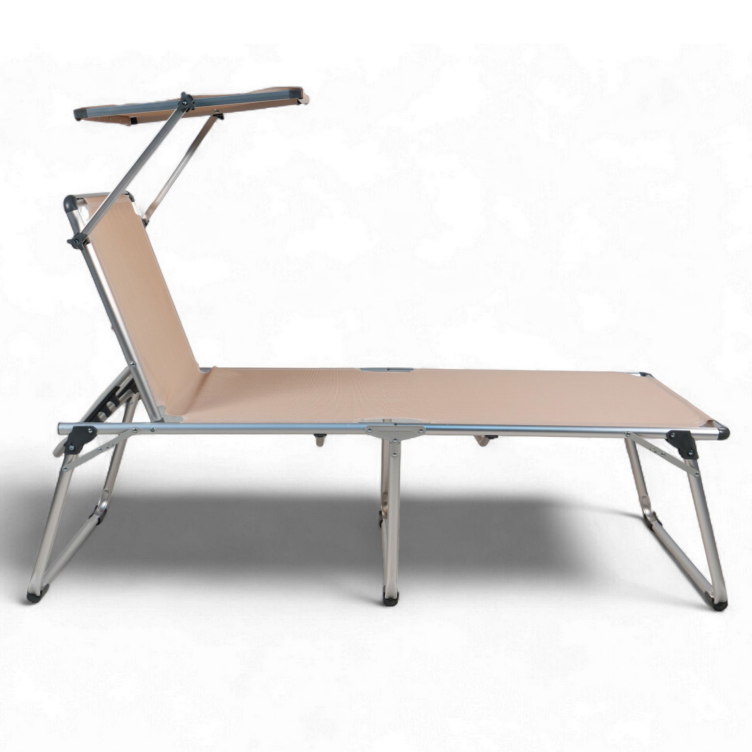 Sungörl Campingliege 'Mykonos Comfort Taupe', taupe