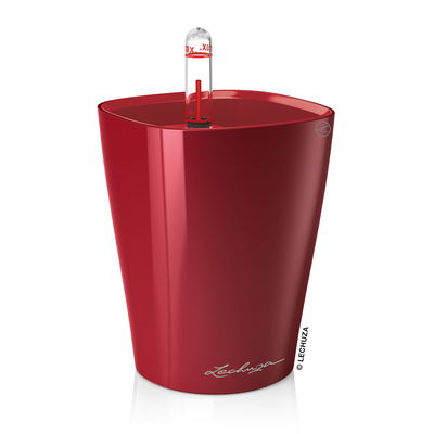 Lechuza 'Mini-Deltini', scarlet-rot, ca. 10 x 10 x H 13 cm