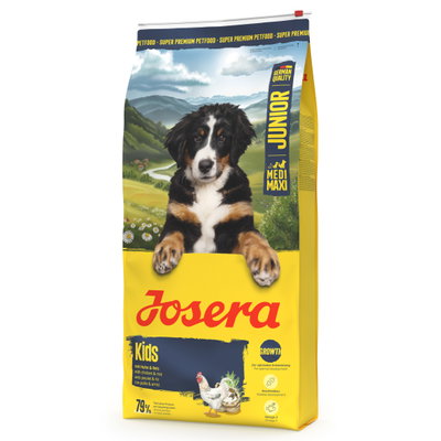 Josera Hundefutter Junior Kids mit Huhn & Reis, 15 kg Josera Hundefutter Junior Kids mit Huhn & Reis, 15 kg