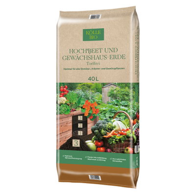 Kölle Bio Hochbeet- & Gewächshauserde, torffrei, 40 Liter Kölle Bio Hochbeet- & Gewächshauserde, torffrei, 40 Liter