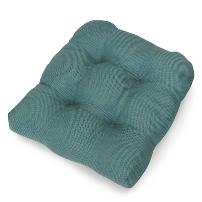 Kölles Beste Sitzkissen 'Twist', petrol, ca. 45 x 40 cm