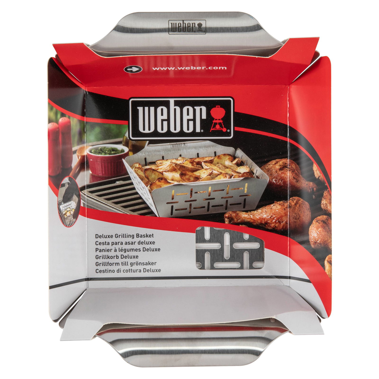 Weber® Style™ Gemüsekorb klein, Edelstahl, 19,4 x 24 x 6,5 cm