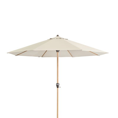 Doppler Kurbelschirm 'Alu-Wood Ultra', natur, Ø ca. 350 cm Doppler Kurbelschirm 'Alu-Wood Ultra', natur, Ø ca. 350 cm
