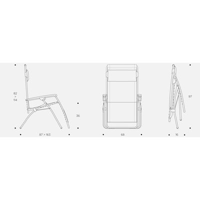 Relaxsessel 'R Clip', ocean