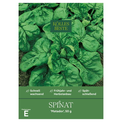 Kölles Beste Gemüsesamen, Spinat 'Matador', 50g