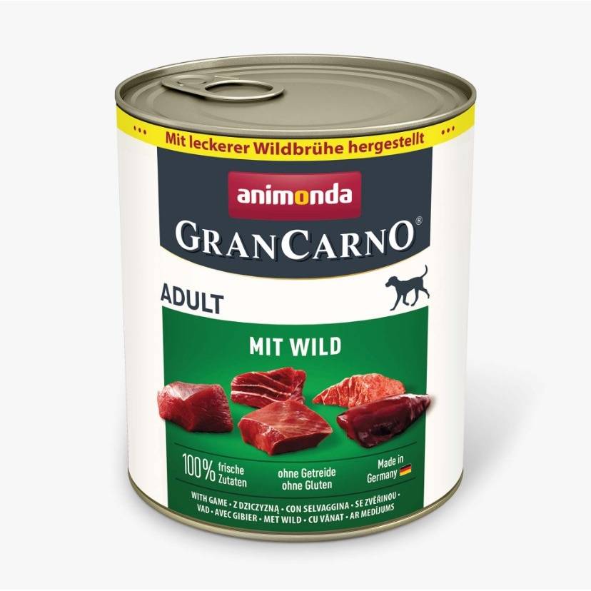 Animonda, Gran Carno Adult mit Wild, 800 g Animonda, Gran Carno Adult mit Wild, 800 g