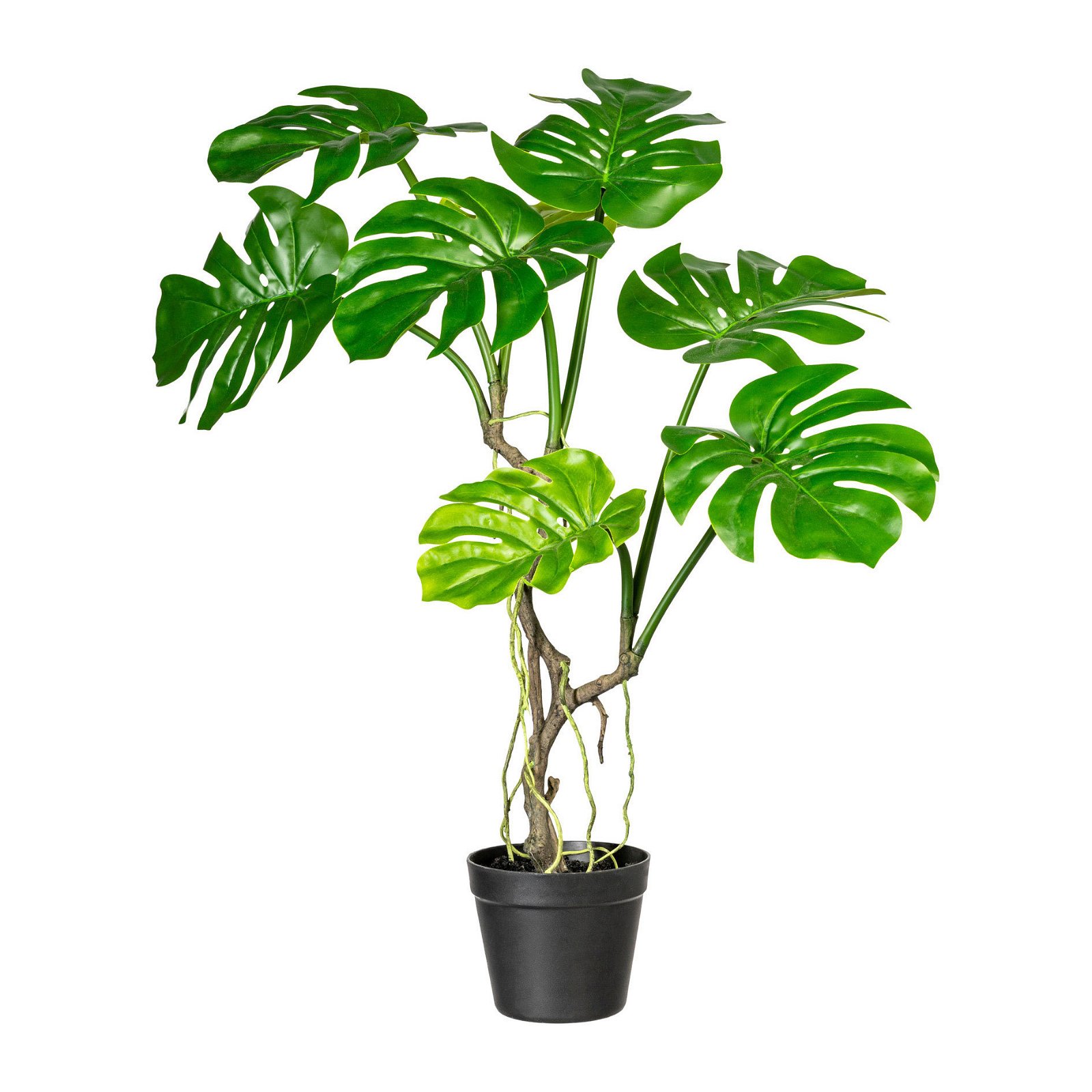 Kunstpflanze Splitphilodendron, Höhe ca. 75 cm