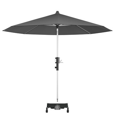 Knirps Kurbelschirm 'Phoenix', dunkelgrau, Ø ca. 315 cm