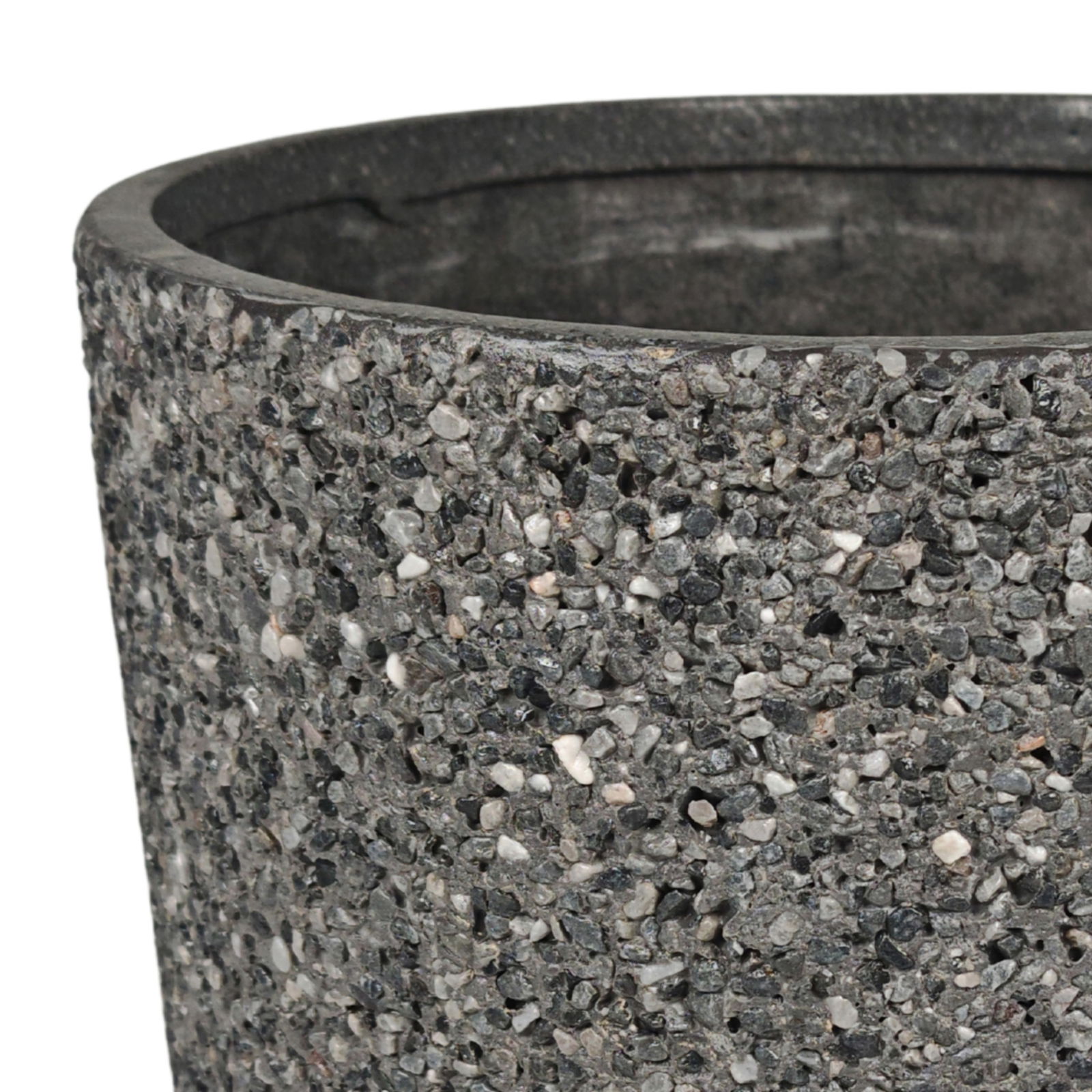 Kölles Beste Pflanzgefäß 'Stromy', dunkelgrau, ca. Ø 51 x H 48 cm