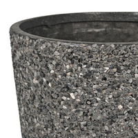 Kölles Beste Pflanzgefäß 'Stromy', dunkelgrau, ca. Ø 51 x H 48 cm