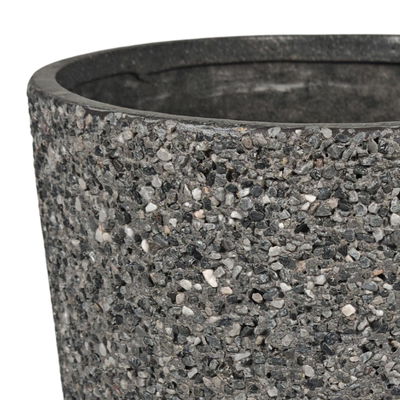 Kölles Beste Pflanzgefäß 'Stromy', dunkelgrau, ca. Ø 51 x H 48 cm