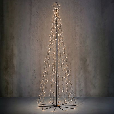 LED Baum, warmweiß, 560 LEDs, ca. Ø 75 x H 185 cm LED Baum, warmweiß, 560 LEDs, ca. Ø 75 x H 185 cm