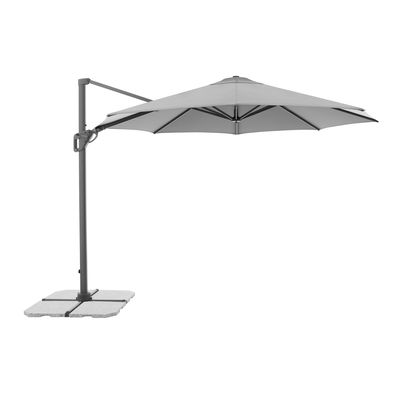 Pendelschirm 'Ravenna HFX', hellgrau, Ø 350 cm Pendelschirm 'Ravenna HFX', hellgrau, Ø 350 cm