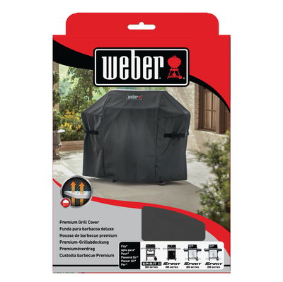 Weber Premium Abdeckhaube, schwarz, UV-beständig, regenabweisend Weber Premium Abdeckhaube, schwarz, UV-beständig, regenabweisend