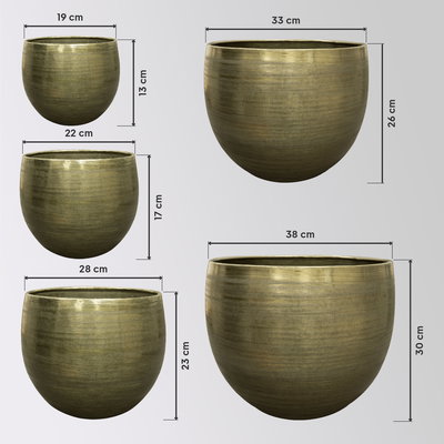 Kölle Pflanzgefäß 'Rowen', grün, 5-teilig