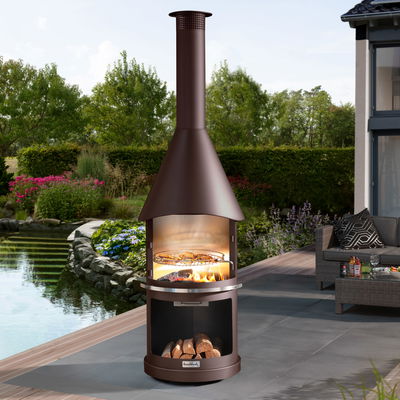 Buschbeck Edelstahlkamin 'Sidney', braun, Höhe ca. 250 cm Buschbeck Edelstahlkamin 'Sidney', braun, Höhe ca. 250 cm