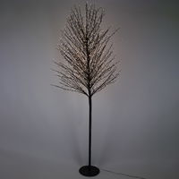LED Baum, warmweiß, schwarz, ca. Ø 50 x H 210 cm