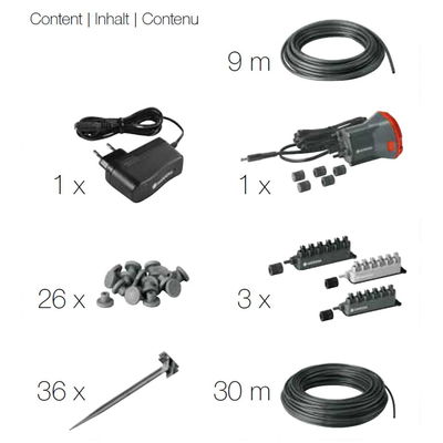 Gardena Urlaubsbewässerung City-Gardening, bis zu 36 Töpfe, Transformator, Zeitschaltuhr Gardena Urlaubsbewässerung City-Gardening, bis zu 36 Töpfe, Transformator, Zeitschaltuhr