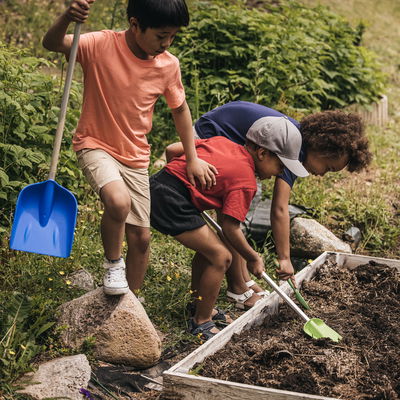 Kinderschaufel 'MyFirst Fiskars', blau/orange