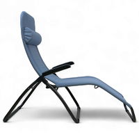 Sungörl Bäderliege 'Phönix Azzuro', anthrazit/blau Sungörl Bäderliege 'Phönix Azzuro', anthrazit/blau